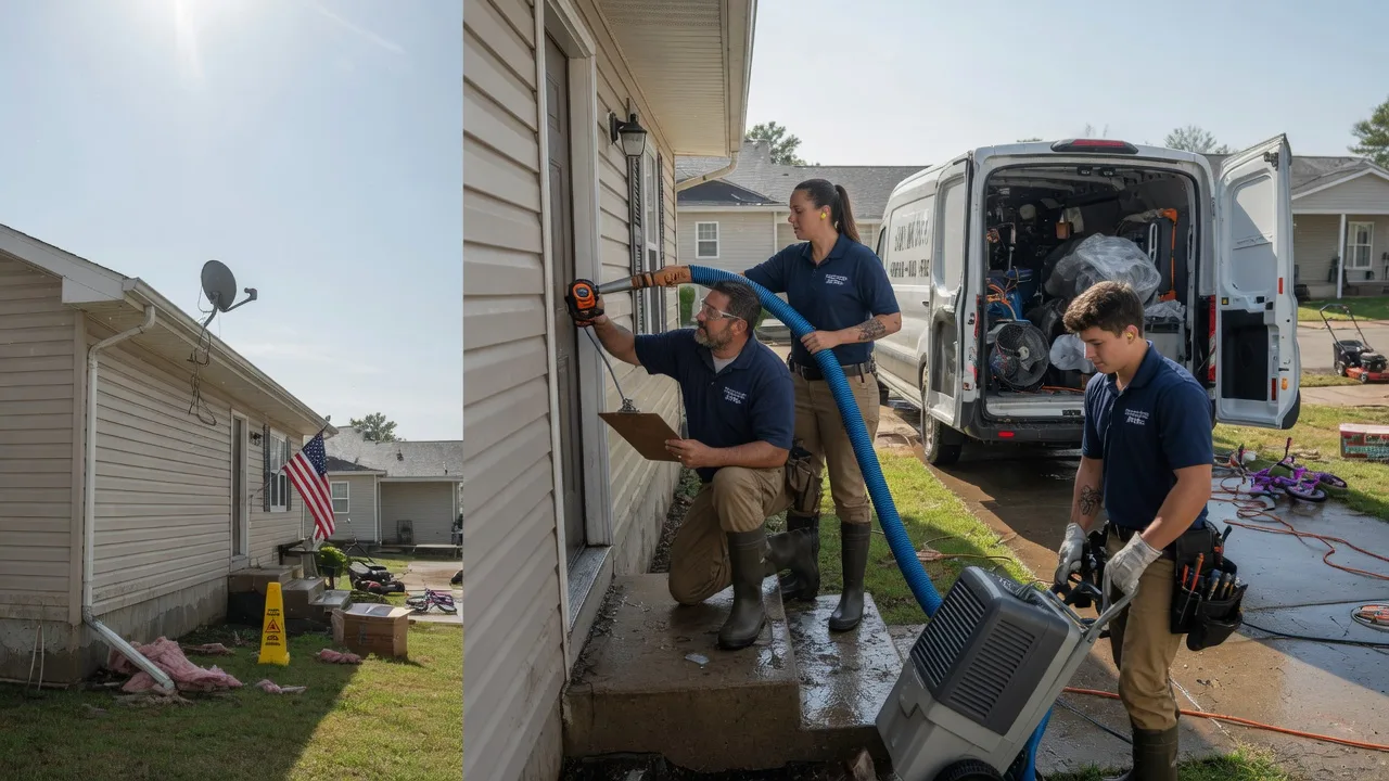 Ceiling Water Damage Restoration in Nixa, MO near me